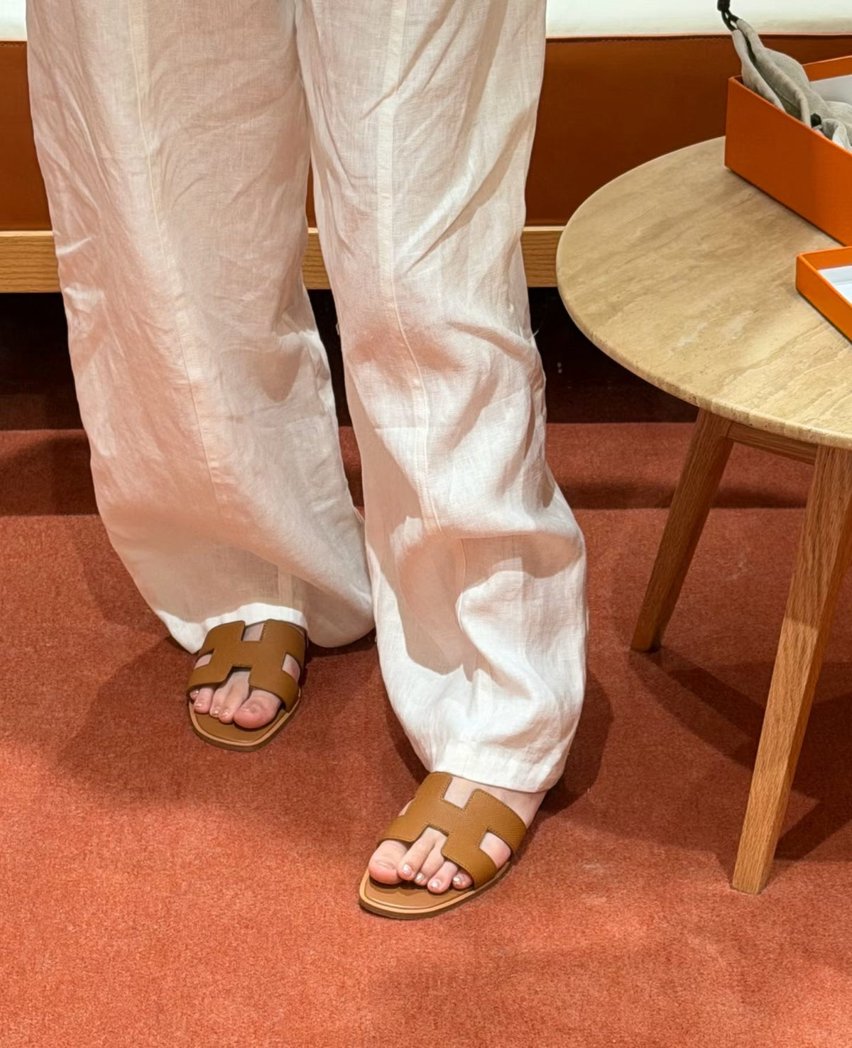 Hermès Oran Sandal Gold 4
