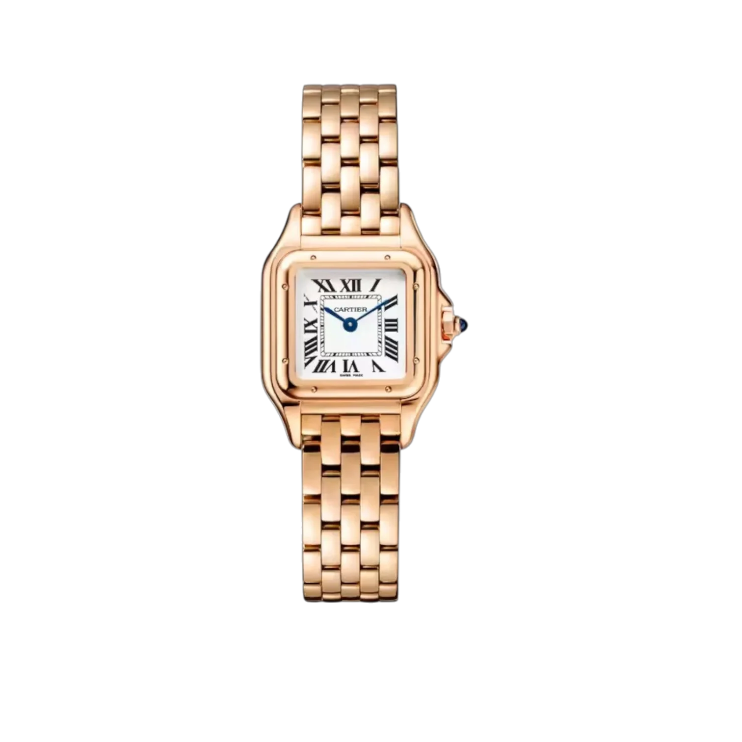ساعة Panthère de Cartier Mini كوارتز ذهب وردي 25 × 19 ملم