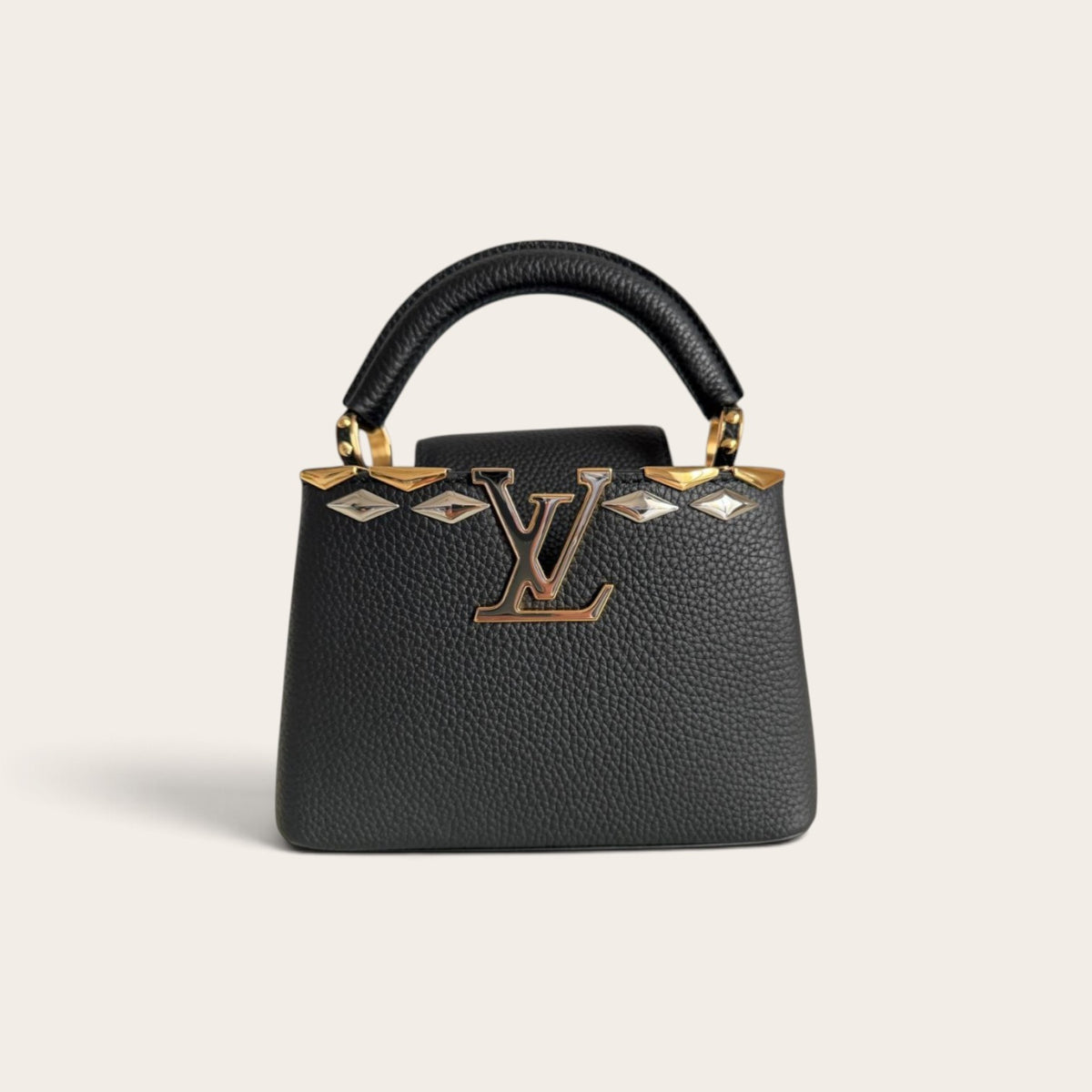 Louis Vuitton Capucines Mini – Black with Two-Tone Hardware