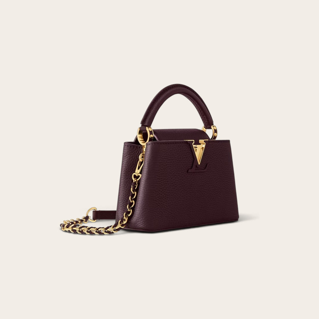 Louis Vuitton Capucines Mini – Burgundy Taurillon