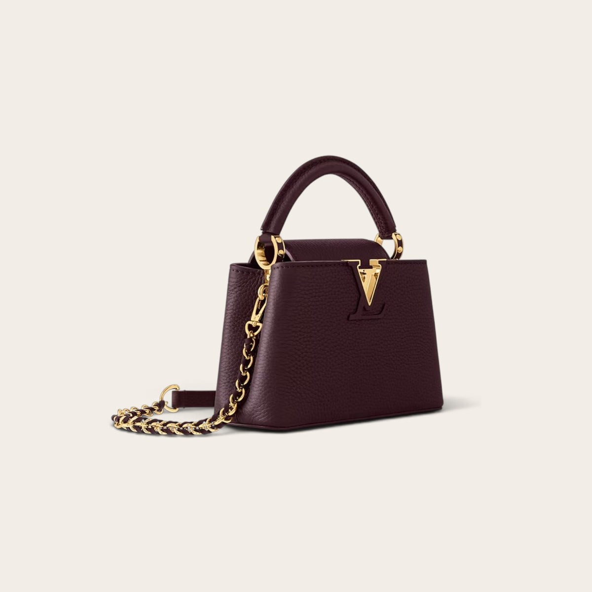 Louis Vuitton Capucines Mini – Burgundy Taurillon