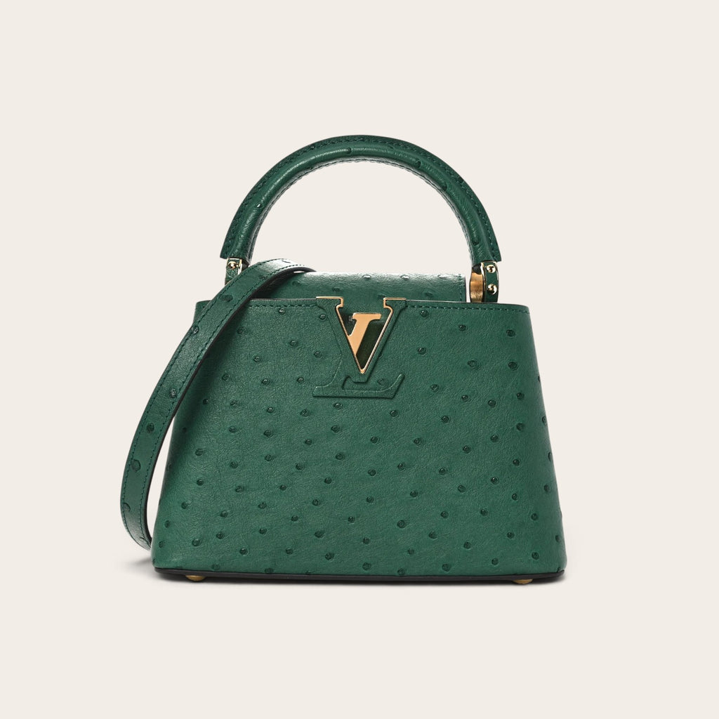Louis Vuitton Capucines Mini – Green Ostrich