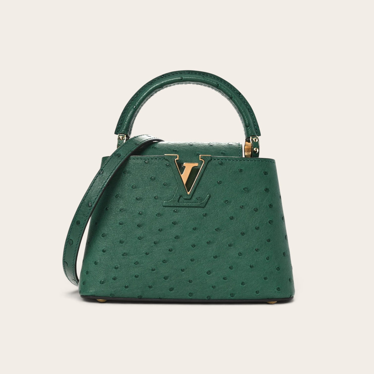 Louis Vuitton Capucines Mini – Green Ostrich