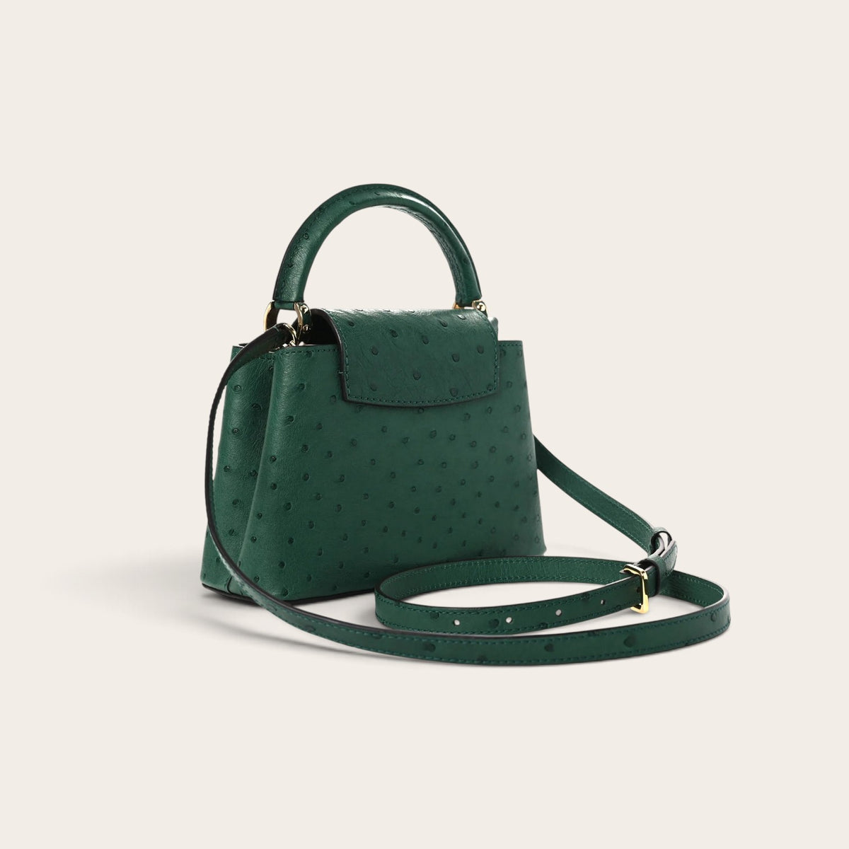 Louis Vuitton Capucines Mini – Green Ostrich