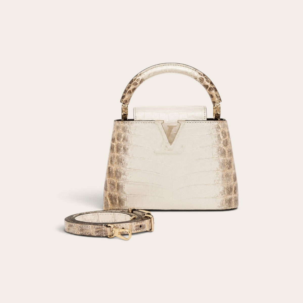 Louis Vuitton Capucines Mini – Matte Himalaya Crocodile