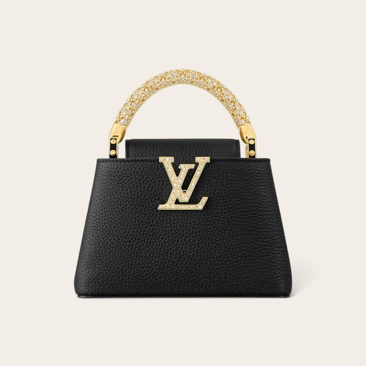 Louis Vuitton Capucines Mini – Black with Gold Handle