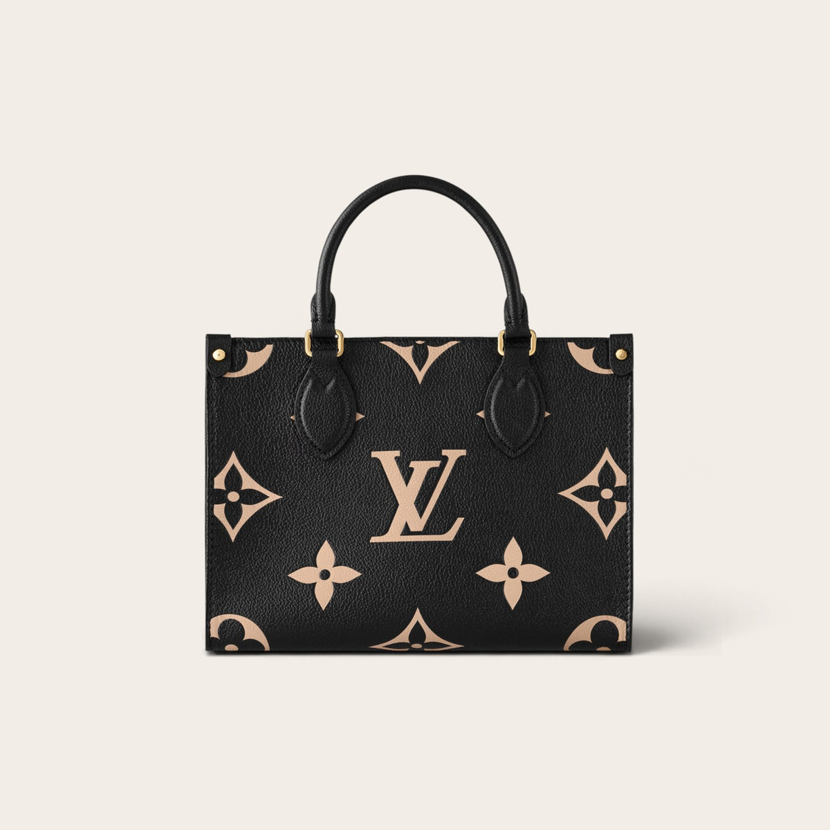 Louis Vuitton OnTheGo PM Tote Bag – Black Bicolour Monogram