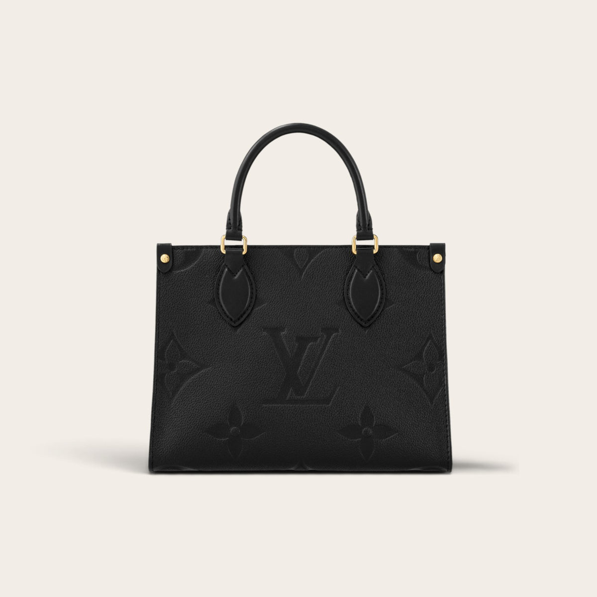 Louis Vuitton Giant Monogram Top Handle Bag – Black