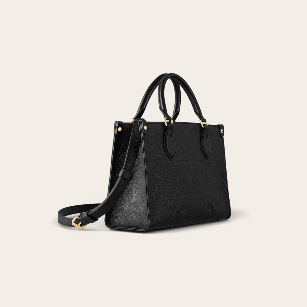 Louis Vuitton Giant Monogram Top Handle Bag – Black