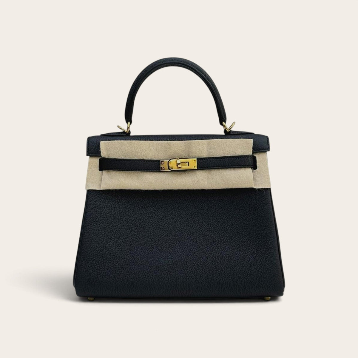 Hermès Kelly 25 – Black (Togo Leather)