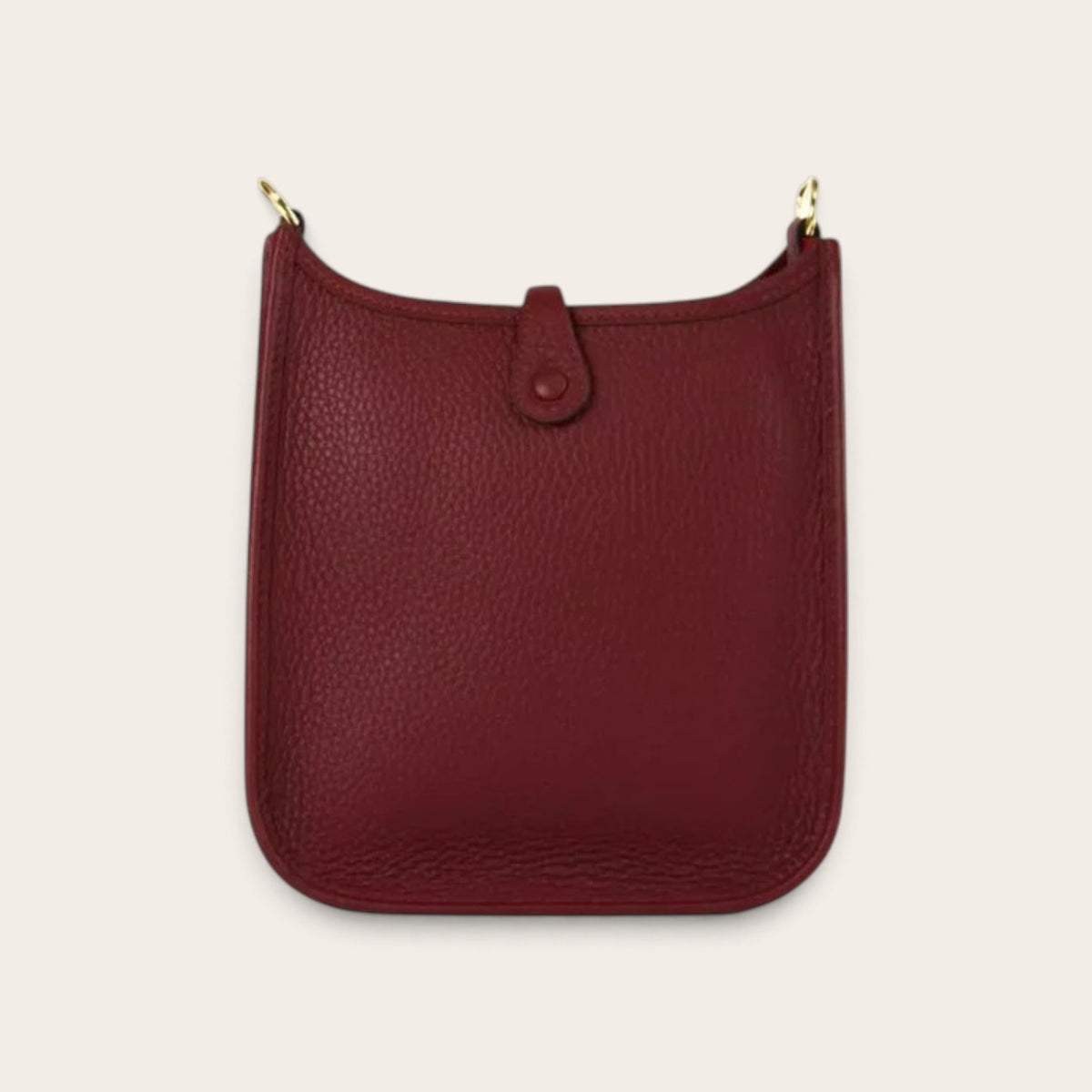 Hermès Evelyne 23 – Burgundy detail view