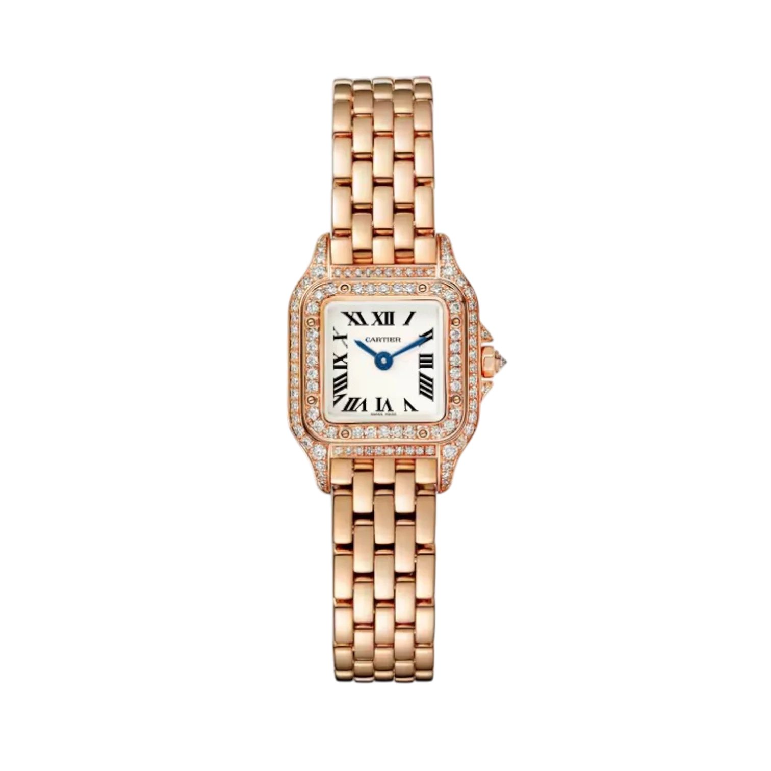 Panthère de Cartier Mini 25x20mm Rose Gold Zircon Quartz